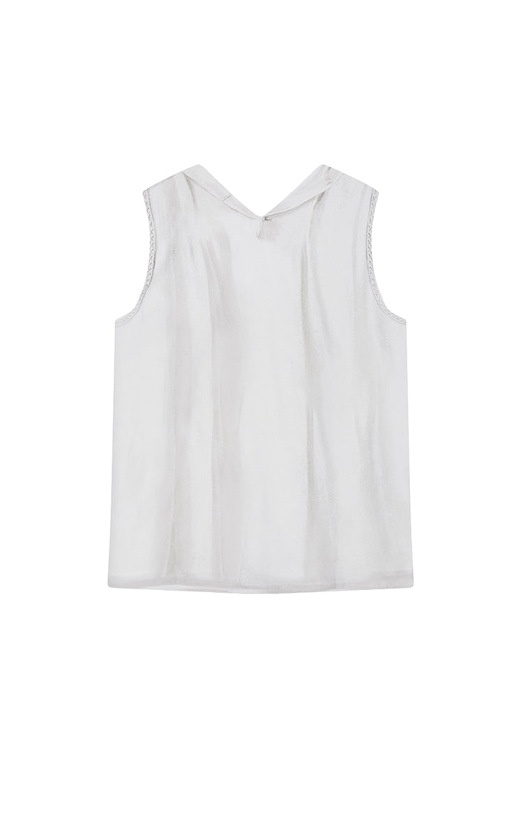 Shirt / JNBY Trompe L'oeil Printed Sleeveless Top