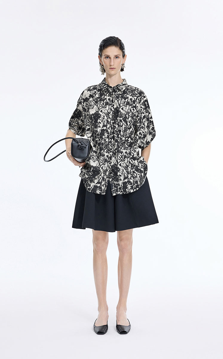 Shirt / JNBY Watercolor Garden Cotton Shirt