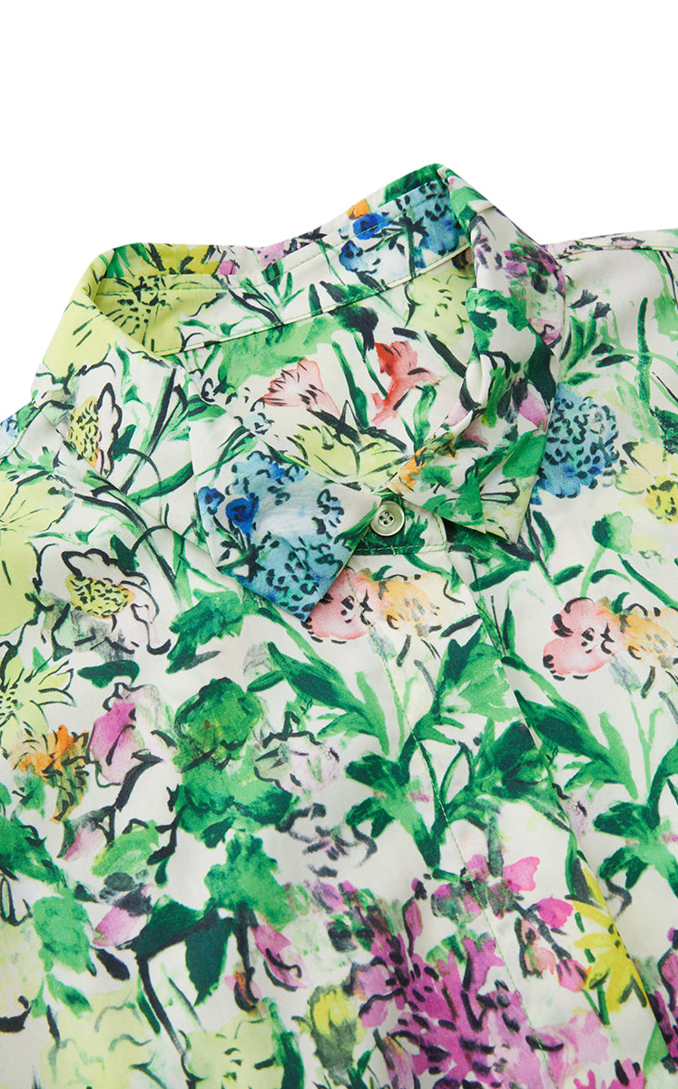 Shirt / JNBY Watercolor Garden Cotton Shirt