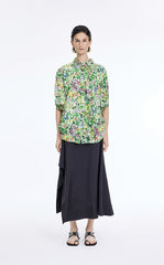 Shirt / JNBY Watercolor Garden Cotton Shirt