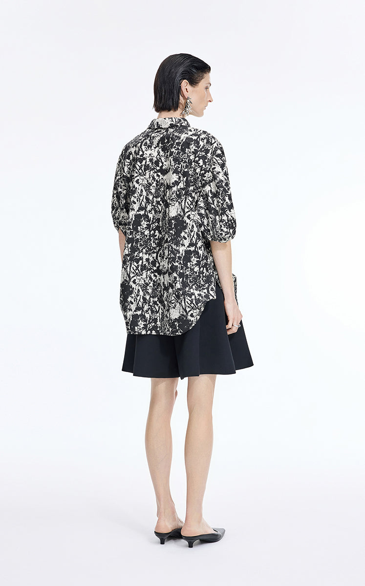 Shirt / JNBY Watercolor Garden Cotton Shirt