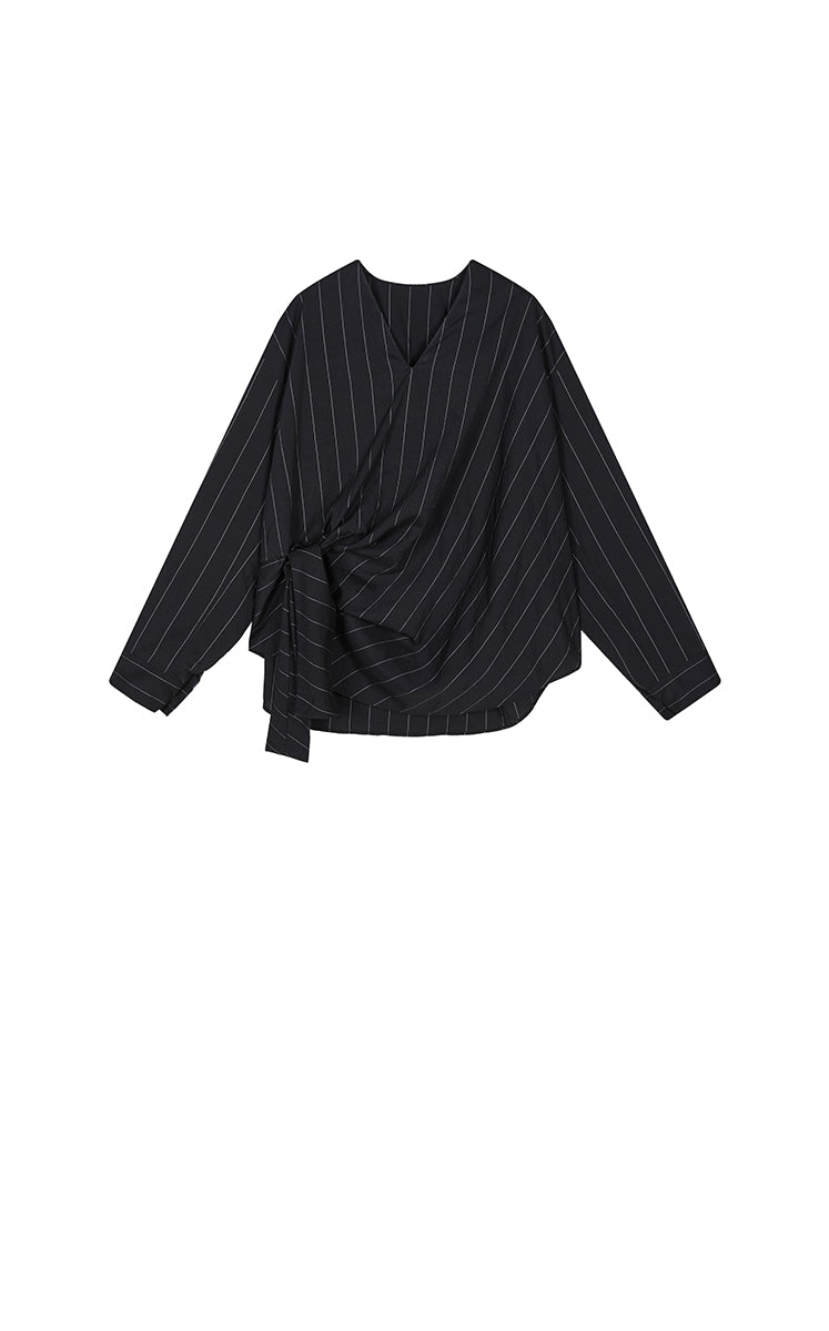 Shirt / JNBY Modal Blend Pleated Hem Oversized Shirt