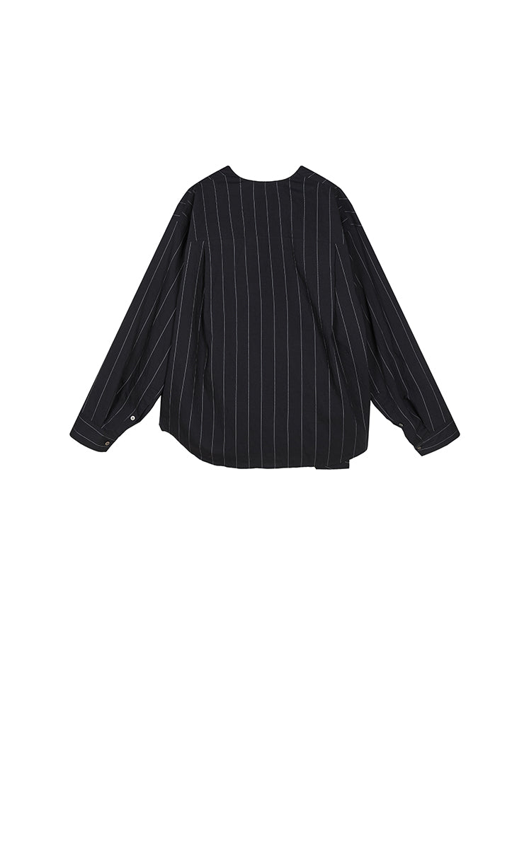 Shirt / JNBY Modal Blend Pleated Hem Oversized Shirt