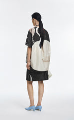 Shirt / JNBY Pearl Print Oversized Short Sleeve Shirt