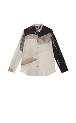 Shirt / JNBY Silk Pearl Print Relaxed Long Sleeve Shirt