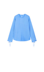 Shirt / JNBY Silk Twill Tie Detail Relaxed Shirt