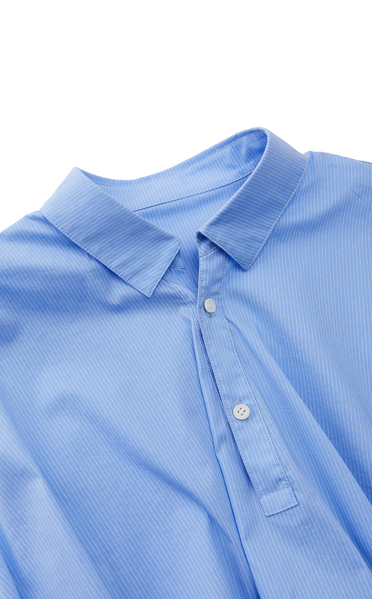 Shirt / JNBY Structured Sleeveless Cotton Pleated Shirt