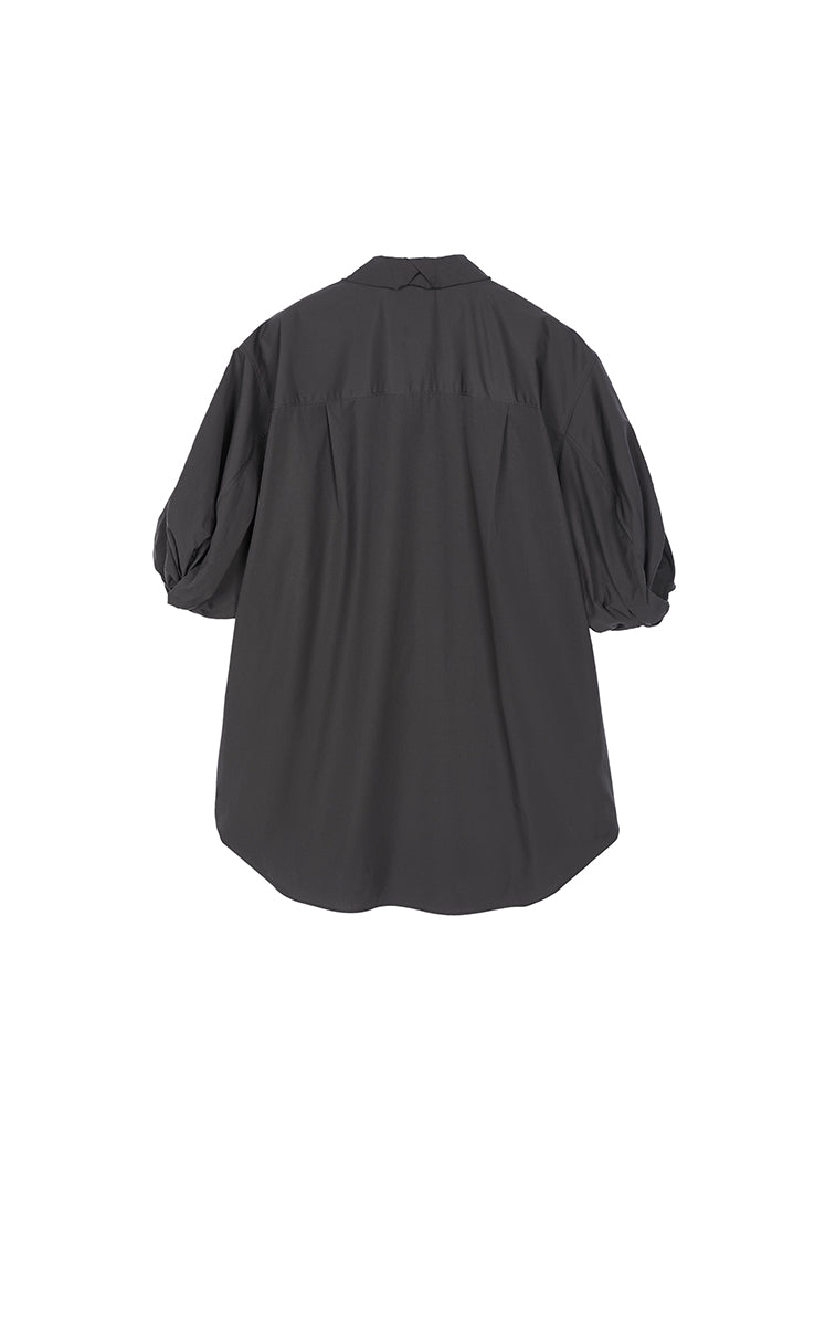 Shirt / JNBY Twisted Poplin Short Sleeve Shirt