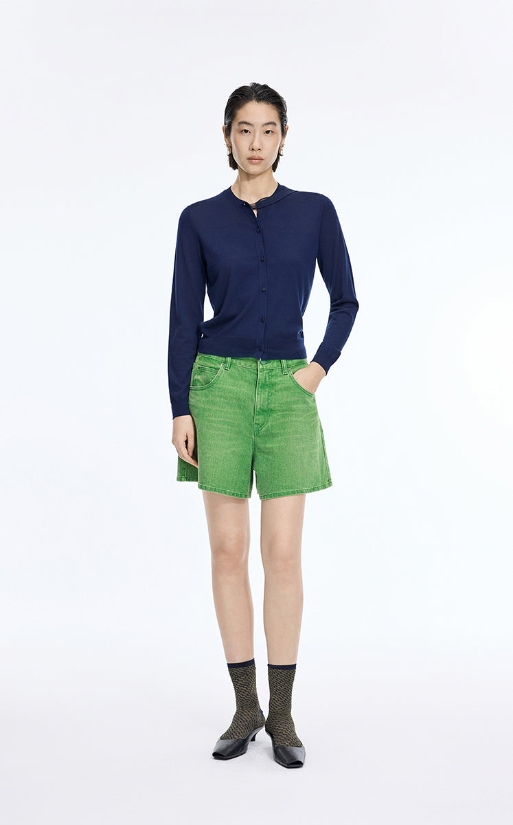 Shorts / JNBY A-Line Organic Cotton Denim Shorts