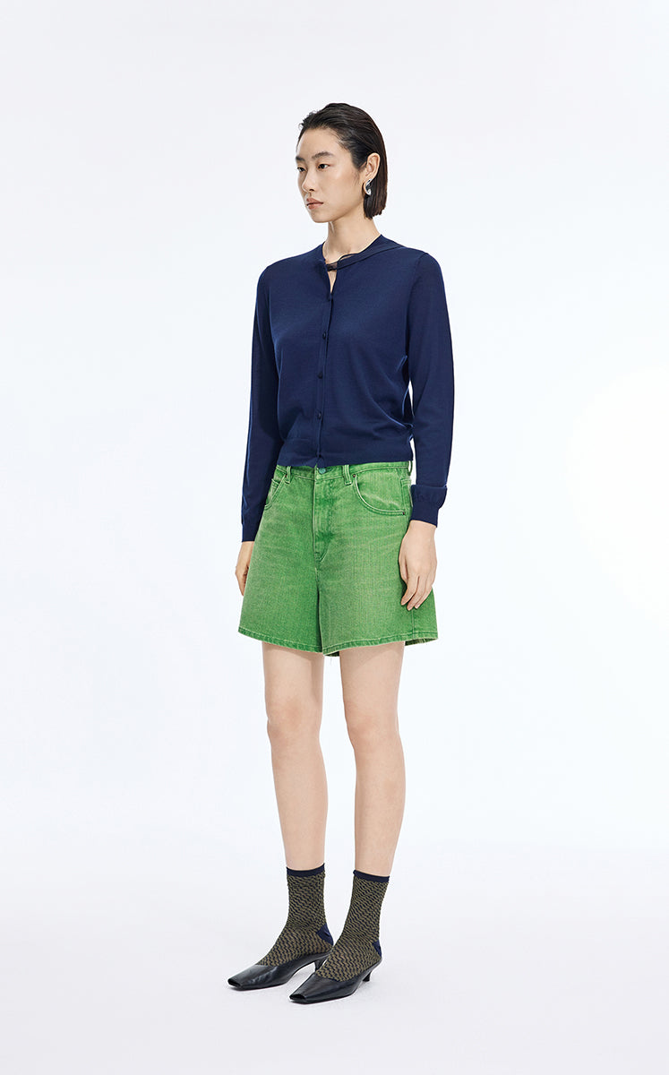 Shorts / JNBY A-Line Organic Cotton Denim Shorts