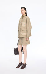 Shorts / JNBY Cotton Embroidered A-Line Shorts