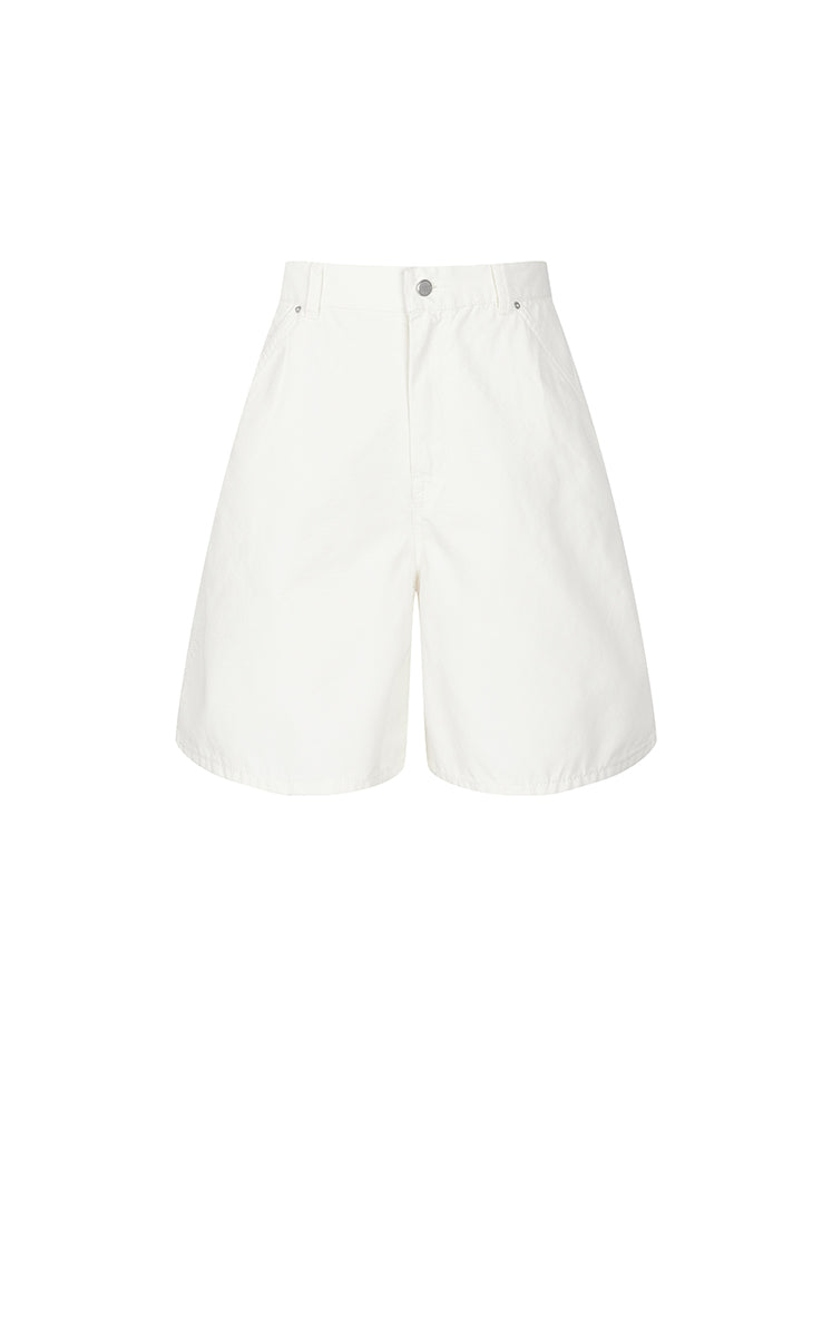 Shorts / JNBY Cotton Wide-Leg Bermuda Shorts