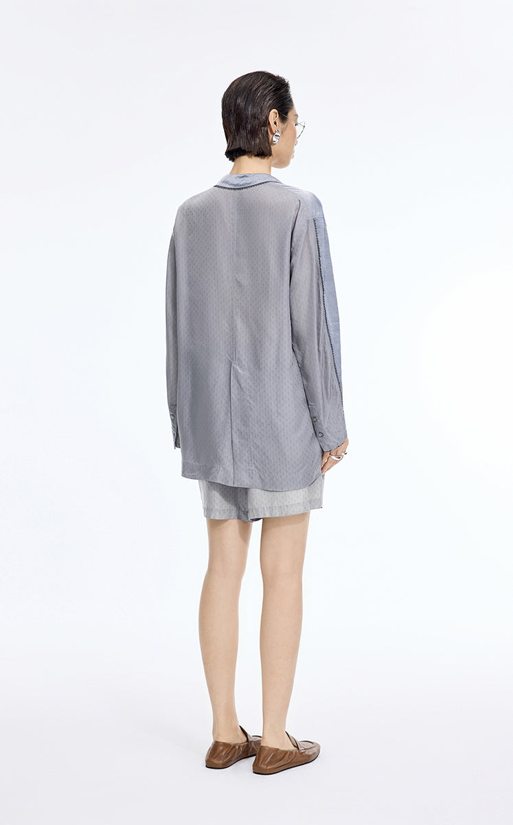 Shorts / JNBY Cupro Wide-Leg Drawstring Shorts