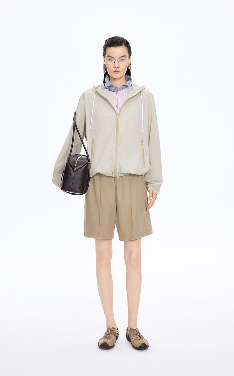 Shorts / JNBY Stretch Straight-Leg Tailored Shorts