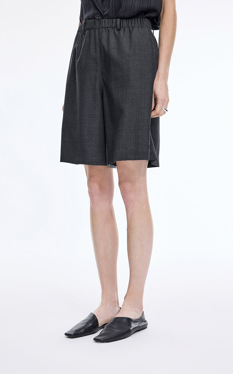 Shorts / JNBY Wool Jacquard Straight Shorts
