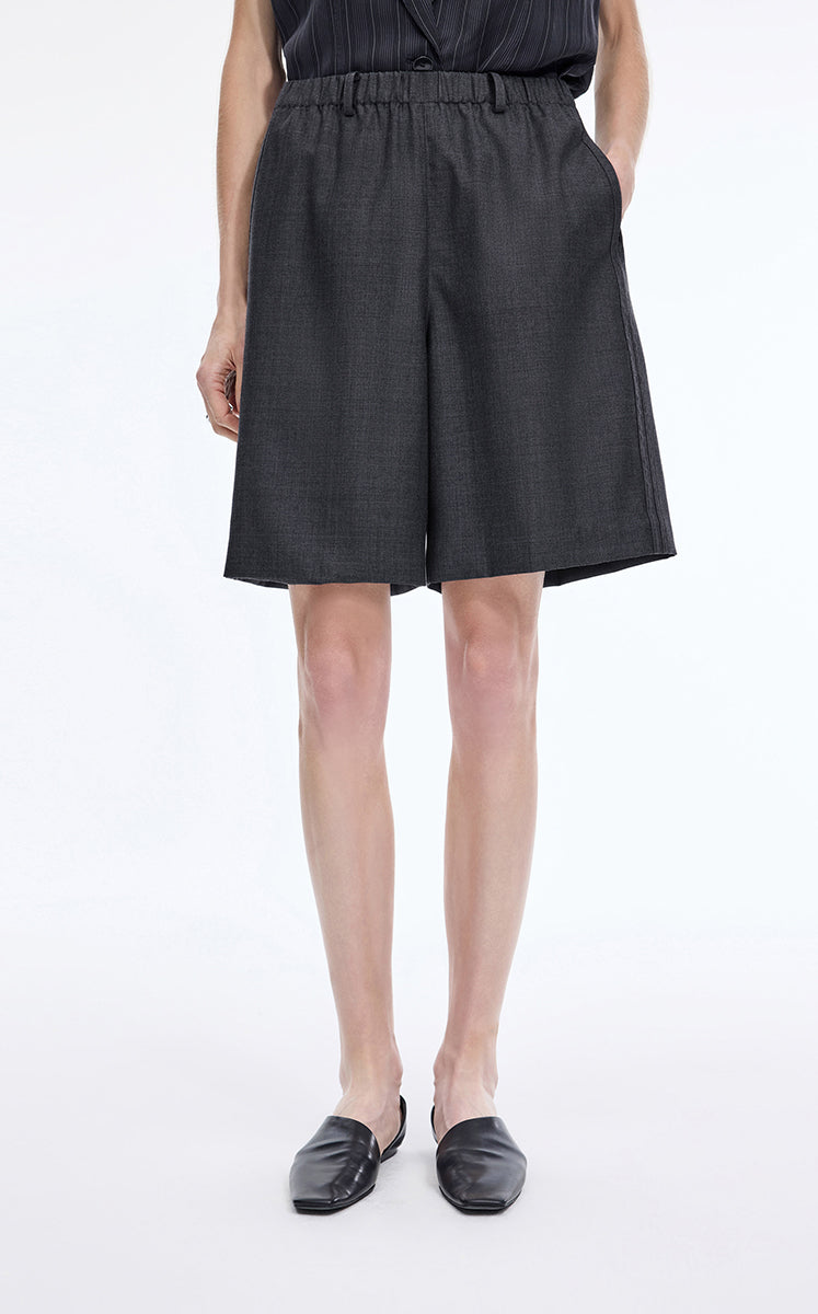 Shorts / JNBY Wool Jacquard Straight Shorts