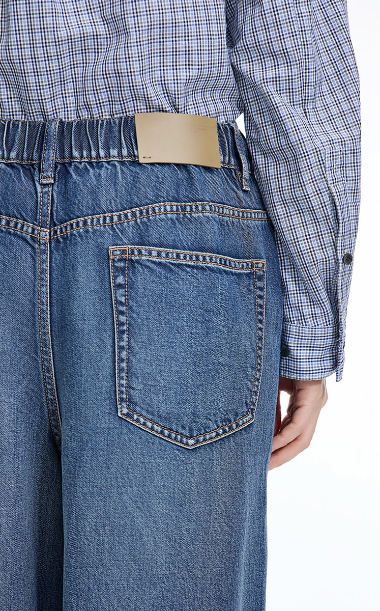 Shorts / JNBY Floral Print Denim Shorts