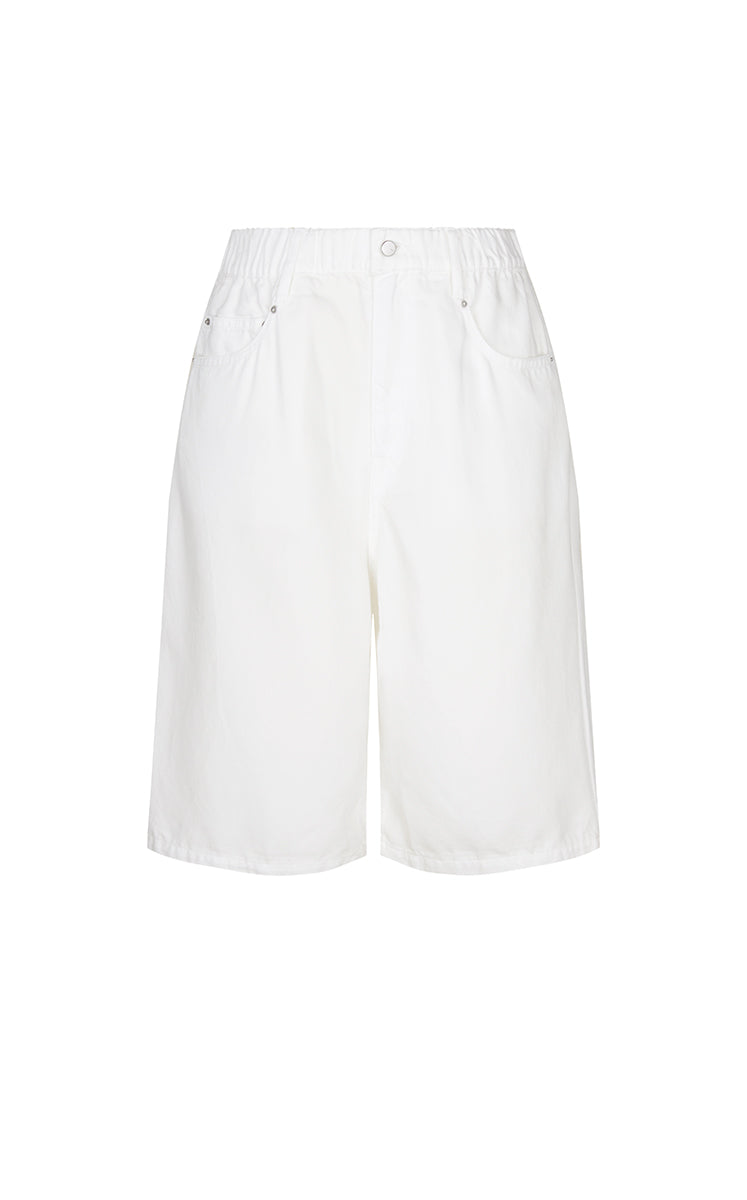 Shorts / JNBY Floral Print Denim Shorts
