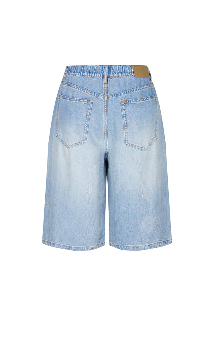Shorts / JNBY Floral Print Denim Shorts