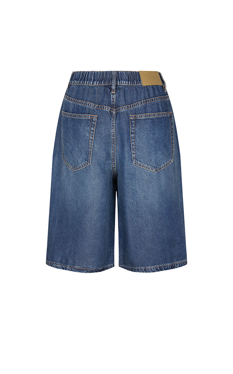 Shorts / JNBY Floral Print Denim Shorts