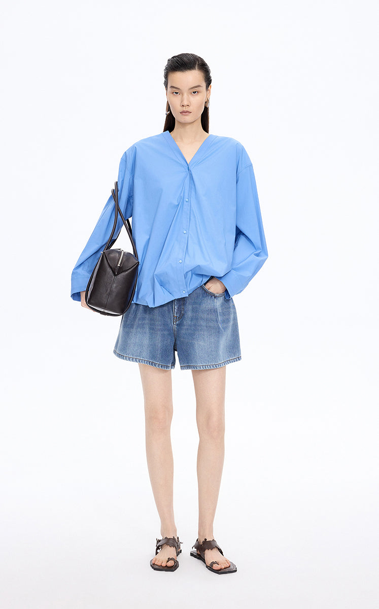 Shorts / JNBY Lyocell Balloon Denim Shorts
