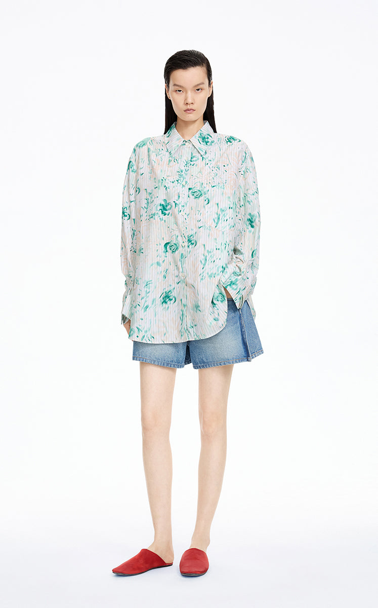 Shorts / JNBY Rolled-Hem Denim Shorts