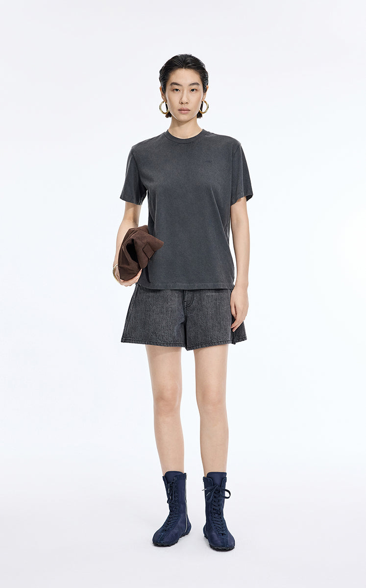 Shorts / JNBY Rolled-Hem Denim Shorts