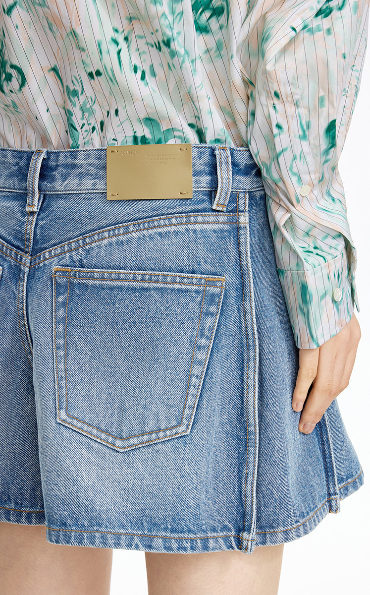 Shorts / JNBY Rolled-Hem Denim Shorts