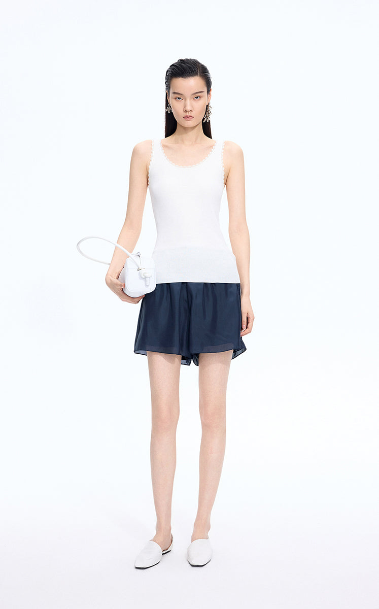 Shorts / JNBY Silk Wide-Leg Shorts