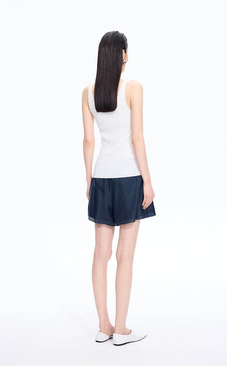 Shorts / JNBY Silk Wide-Leg Shorts