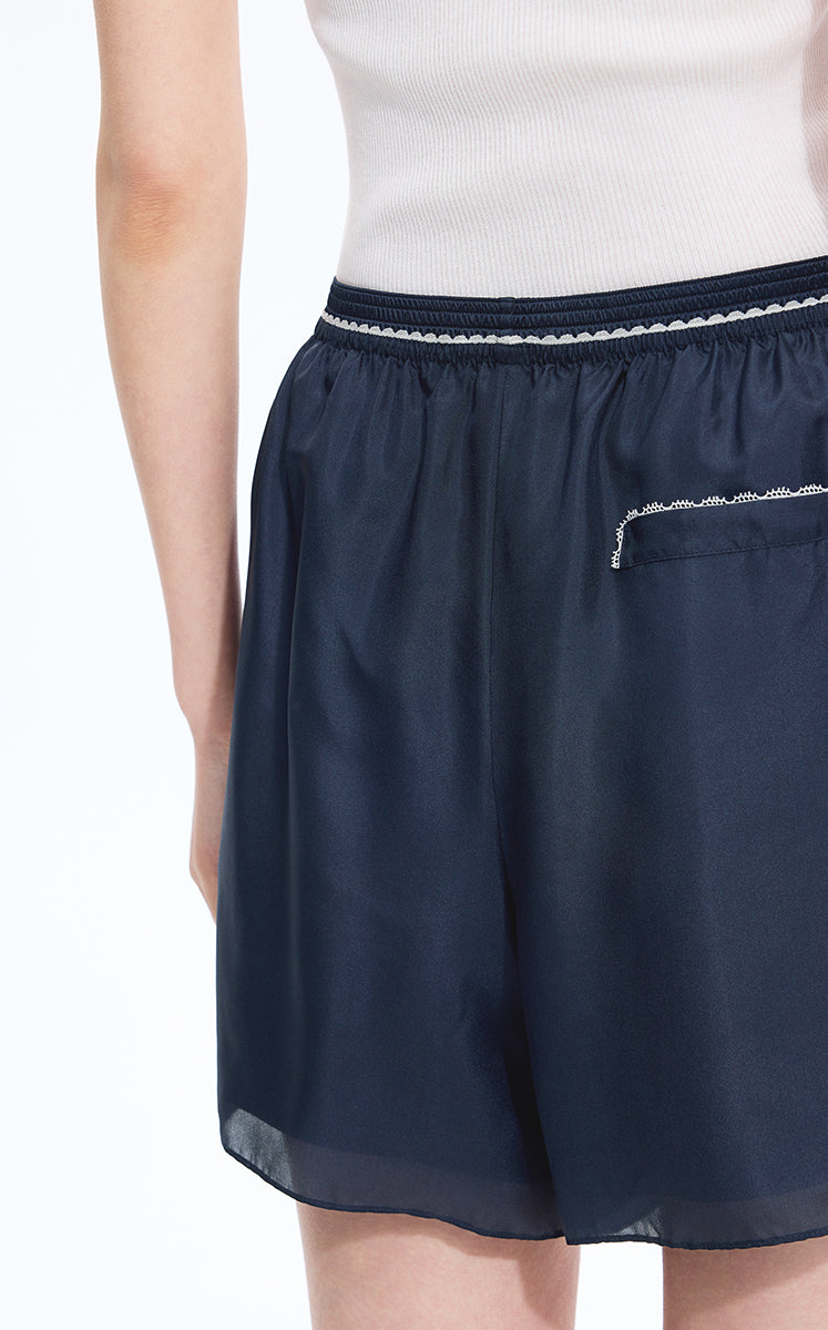 Shorts / JNBY Silk Wide-Leg Shorts