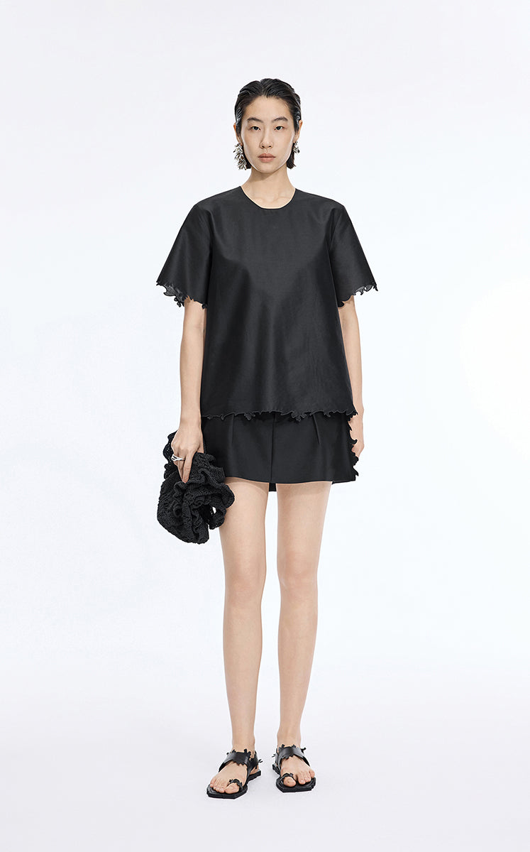 Shorts / JNBY Wool-Silk Tailored Skort