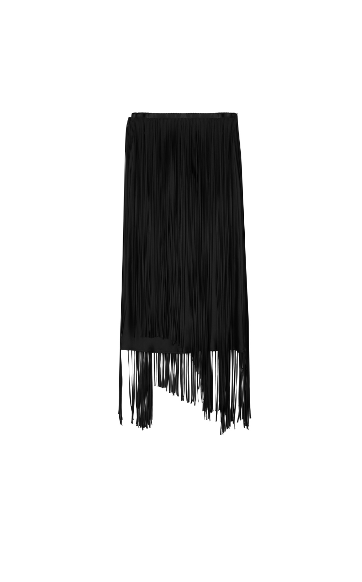 Skirt / JNBY 3D Tassel A-Line Long Skirt