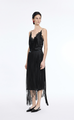 Skirt / JNBY 3D Tassel A-Line Long Skirt