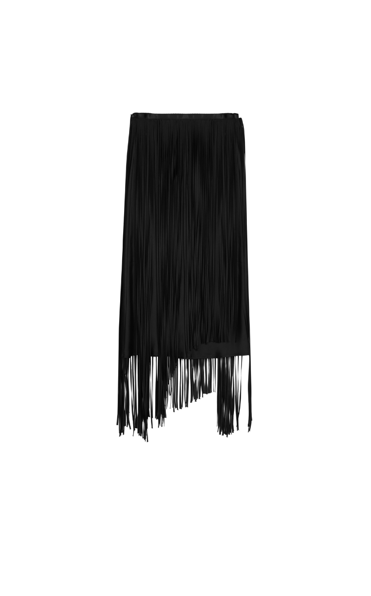 Skirt / JNBY 3D Tassel A-Line Long Skirt