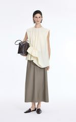 Skirt / JNBY A-Line Long Wool Blend Skirt