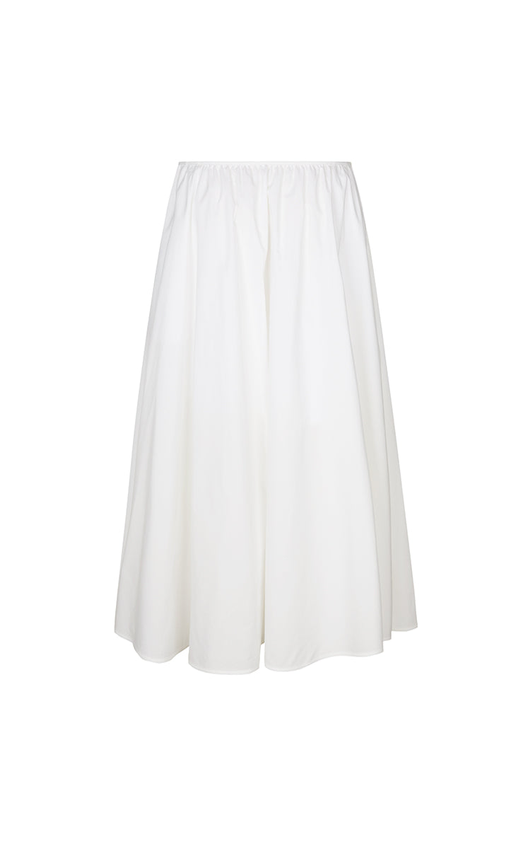 Skirt / JNBY Cotton Silk A-Line Maxi Skirt