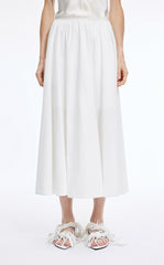 Skirt / JNBY Cotton Silk A-Line Maxi Skirt