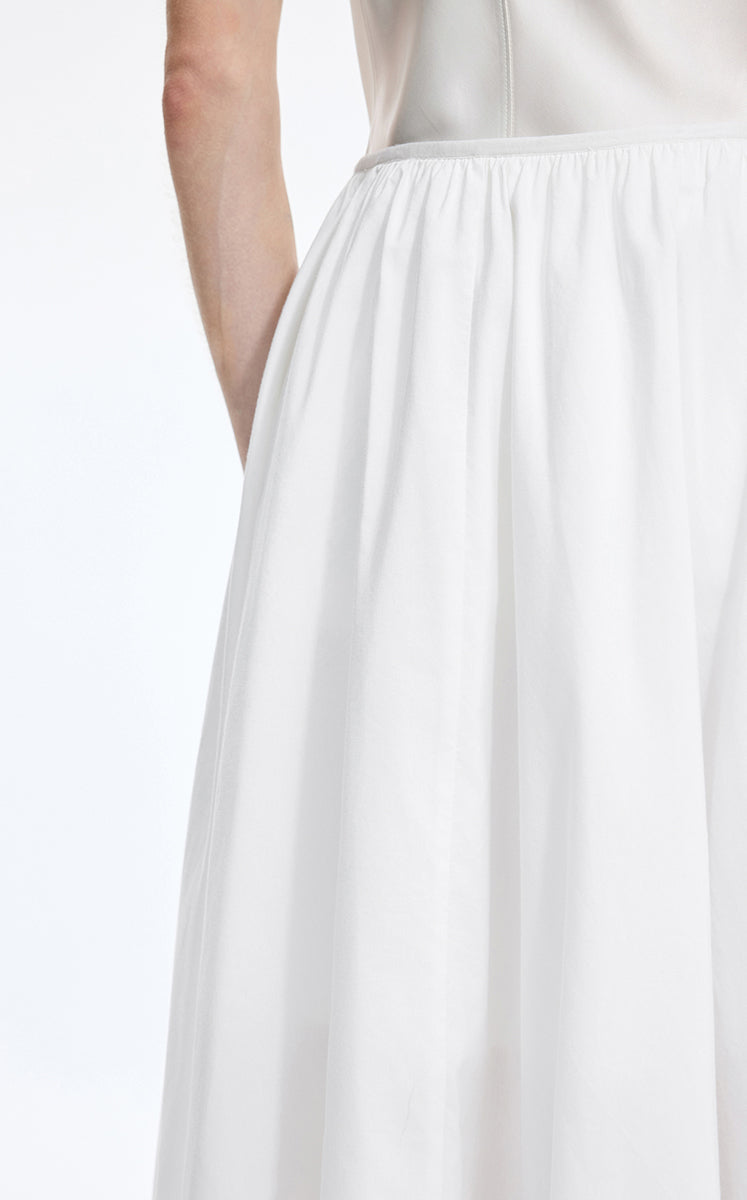 Skirt / JNBY Cotton Silk A-Line Maxi Skirt