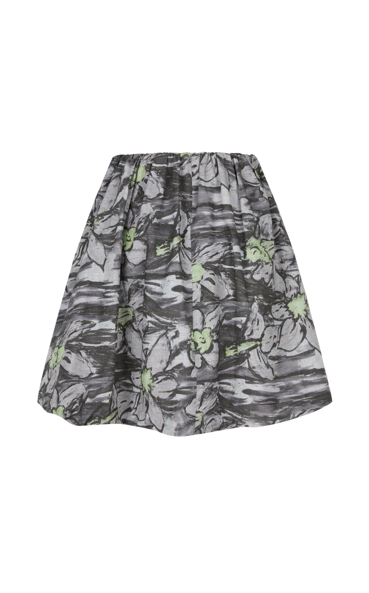 Skirt / JNBY Drawstring A-Line Mini Skirt