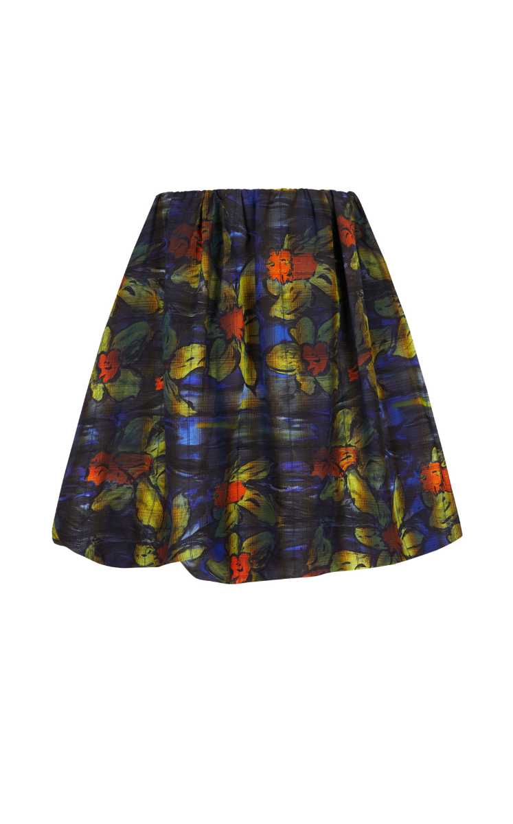 Skirt / JNBY Drawstring A-Line Mini Skirt