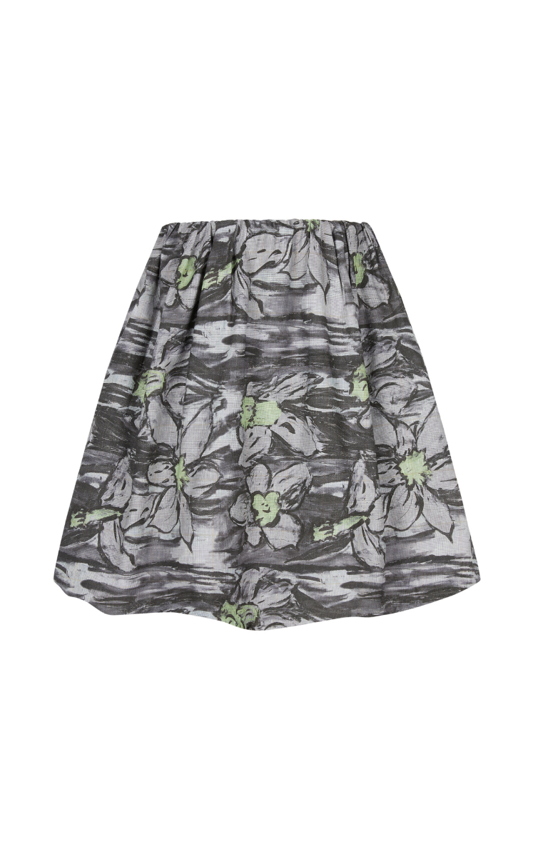 Skirt / JNBY Drawstring A-Line Mini Skirt