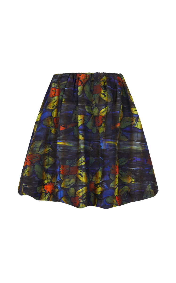 Skirt / JNBY Drawstring A-Line Mini Skirt