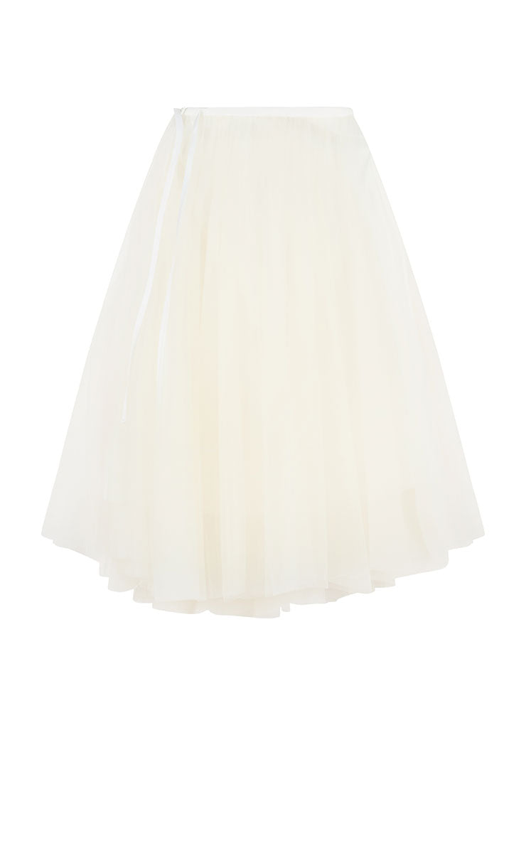 Skirt / JNBY Elegant Layered Midi Skirt