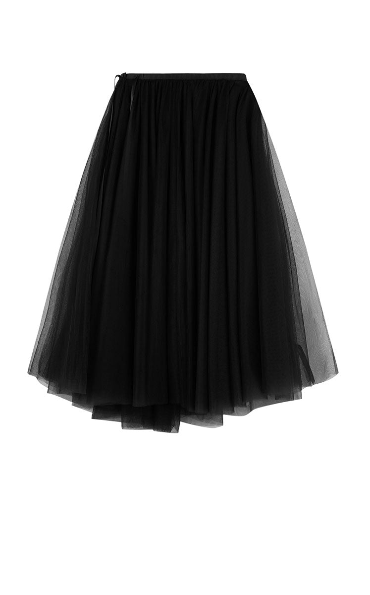 Skirt / JNBY Elegant Layered Midi Skirt