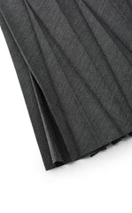 Skirt / JNBY Geometric Pleated A-Line Long Skirt