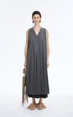 Skirt / JNBY Geometric Pleated A-Line Long Skirt