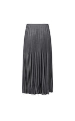 Skirt / JNBY Geometric Pleated A-Line Long Skirt