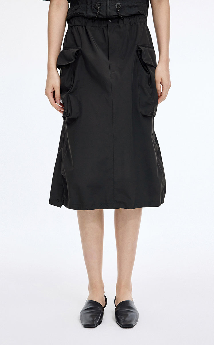 Skirt / JNBY H-Shaped Waterproof Drawstring Skirt