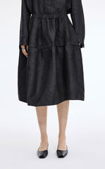 Skirt / JNBY Jacquard Balloon Midi Skirt